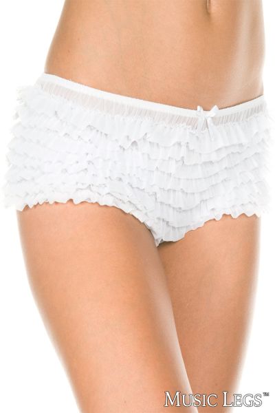 ML117-W - Ruffle Shorts