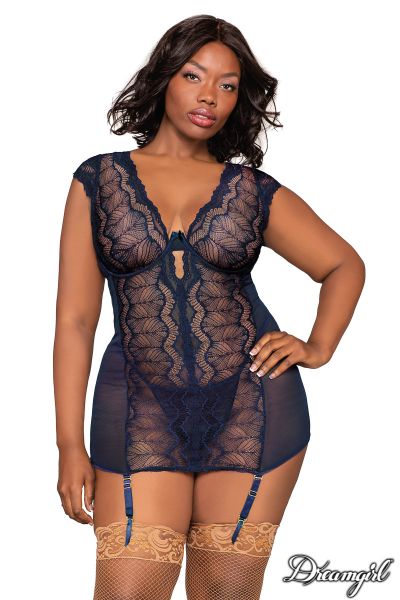 DG12426X - Lace Garter Slip