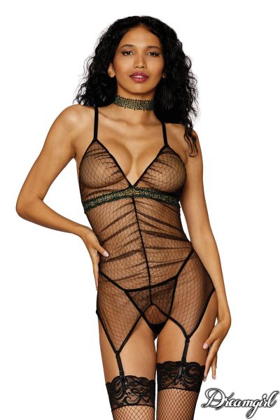 PROMO50-DG12669 - Sequin Garter Slip