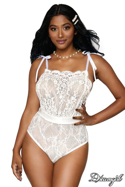 DG12917 - Tie-Back Lace Teddy-PROMO30