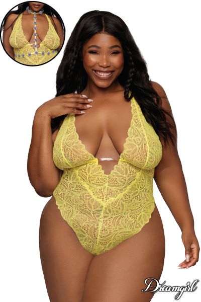 DG12990X - 2PC Rose Harness Teddy-PROMO25