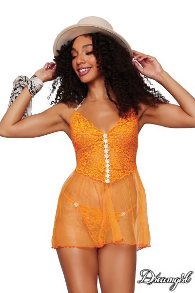 DG12998 - Daisy Embroidery Babydoll-PROMO25