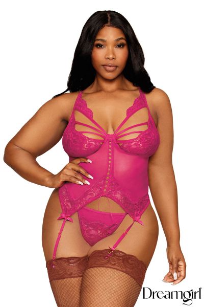 DG13283X - Strappy Lace Bustier