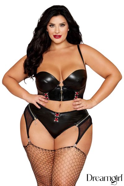 DG13663X - Wet Look 2PC