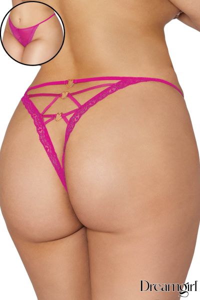 PROMO50-DG1476X - Heart Ring Open Thong