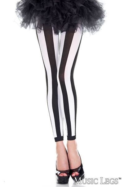 ML35219 - Striped Opaque Leggings
