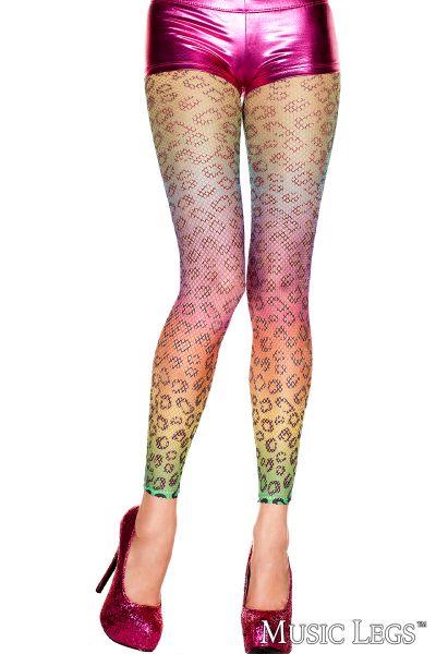 ML35818 - Fishnet Leopard Leggings