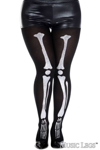 ML37647Q - Skeleton Pantyhose