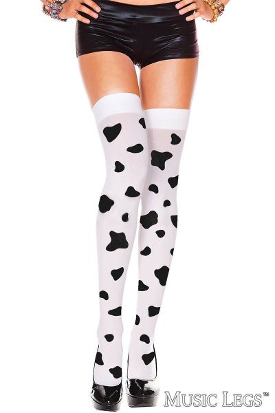 ML4279 - Cow Print Thigh Hi