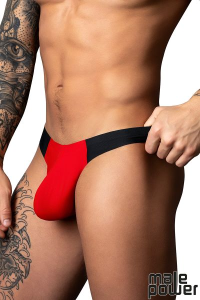 MP442-300 - Mesh Two-Tone Thong