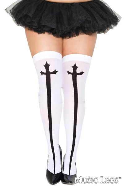 ML4629Q - Gothic Cross Thigh Hi