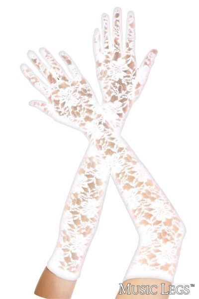 ML464-W - XL Lace Gloves