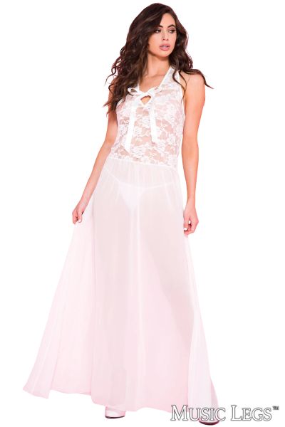 ML53018 - Rose Pattern Gown