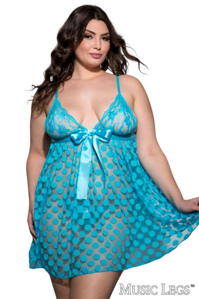 ML56125Q - Dot Babydoll