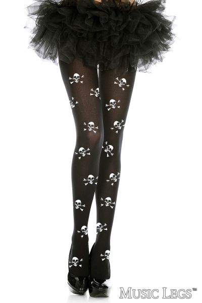 ML662 - Skull Pantyhose
