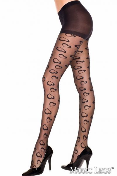 ML7278 - HEART PANTYHOSE