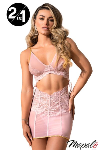 PROMO40-MA7374 - 3PC Chemise Set