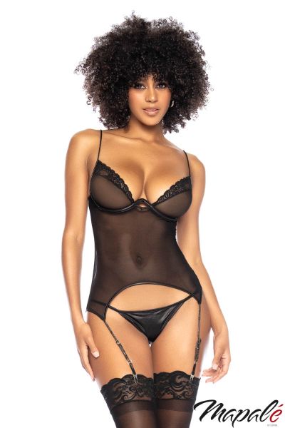 PROMO25-MA8802 - Sheer Bustier