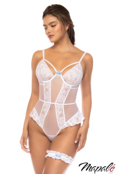 MA8838 - Lace Teddy & Garter