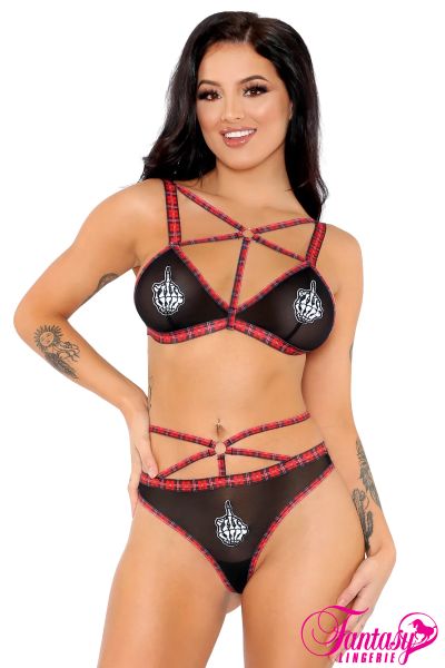 PROMO60-FAAF967 - 2PC Skeleton Print