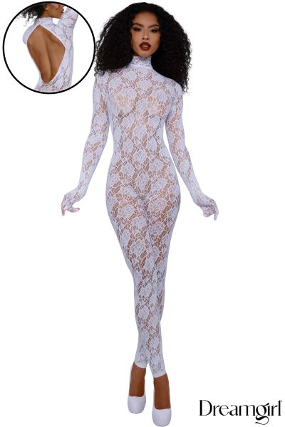 DG0516-W - Full Lace Catsuit