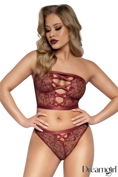 DG14121 - Floral Lace 2PC