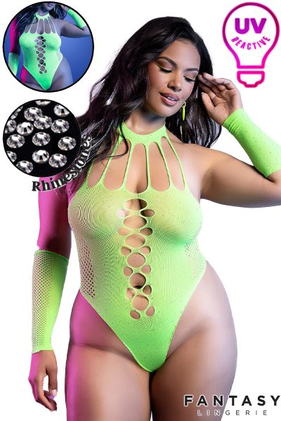 FAGL2551X – UV & Rhinestone Teddy & Gloves