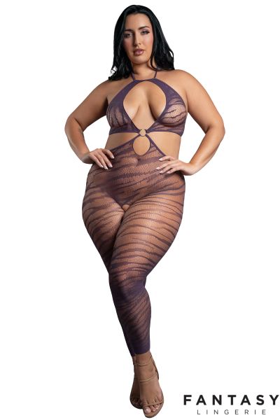 FASF1013X - Zebra Bodystocking