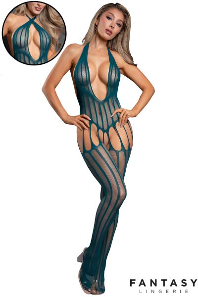FASF1017 - Striped Bodystocking
