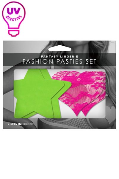 FAFLA101 - Glow 2 Pair Pasties