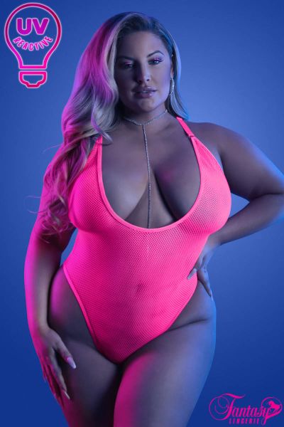 FAGL2123X - UV Reactive Net Teddy