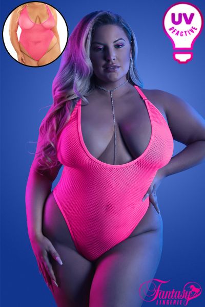 PROMO35-FAGL2123X - UV Reactive Net Teddy