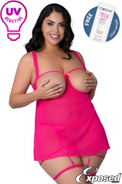 MSM361X - Cupless Babydoll & GIFT