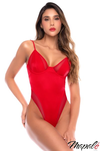 MA2831 - Wet Look Teddy