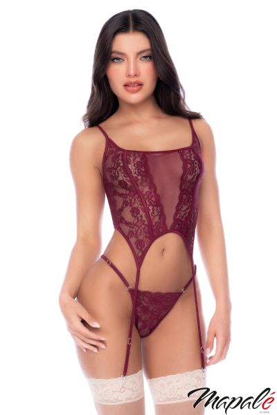 MA80033 - Floral Lace Bustier