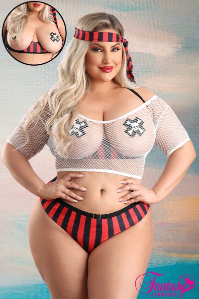 PROMO50-FAPL2307X - 5PC Sexy Pirate Set