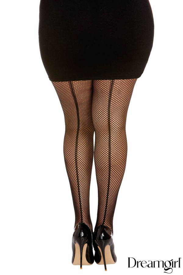DG0011X - Backseam Net Pantyhose