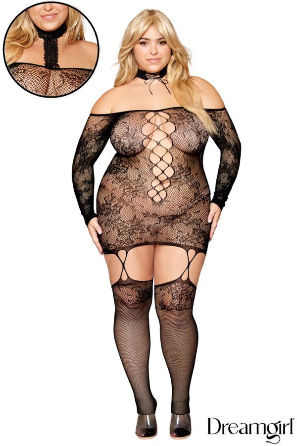 DG0318 - Reversible Garter Dress