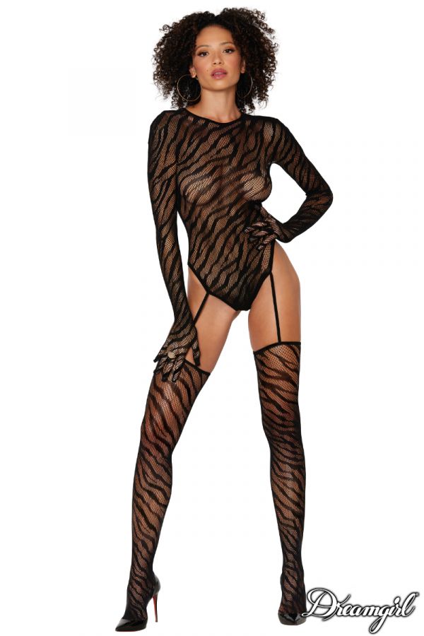 DG0420 - Zebra Net Bodystocking