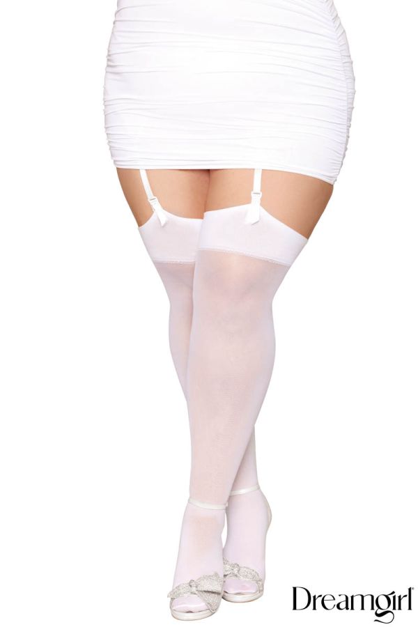 DG0494X - Bridal Backseam Thigh Hi