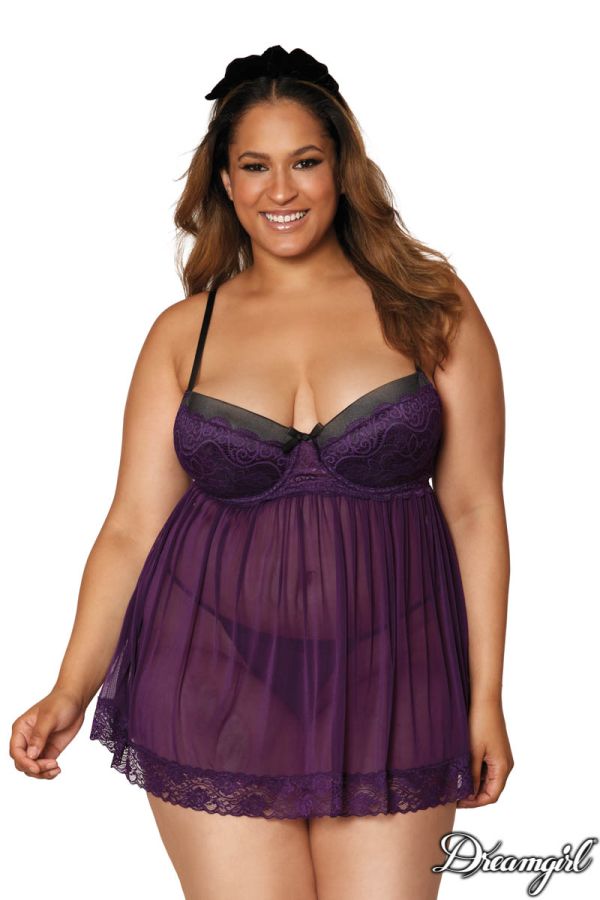 DG11020X - Push Up Babydoll