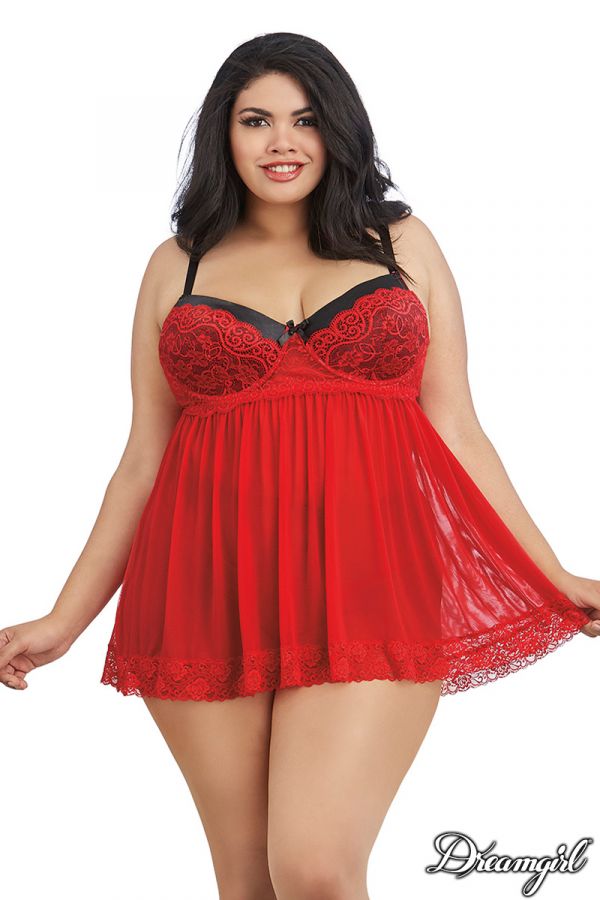 DG11020X - Push Up Babydoll