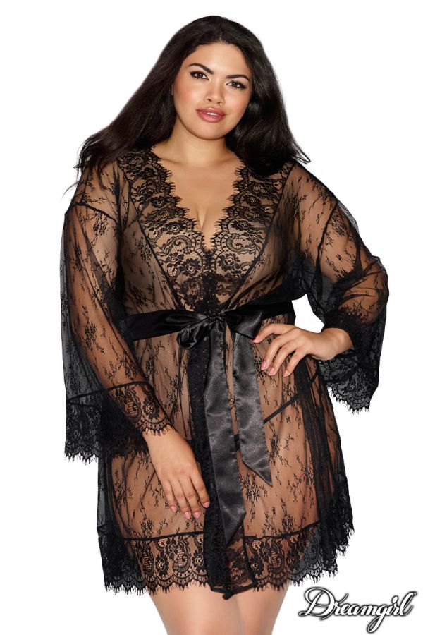 PROMO20-DG11078X - Lace Kimono