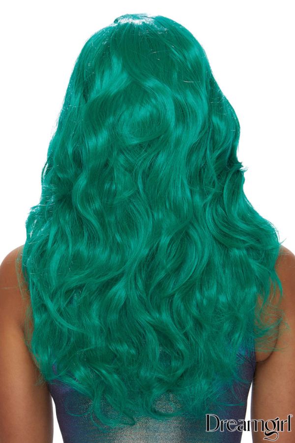 DW11342 - Long Wavy Teal Wig