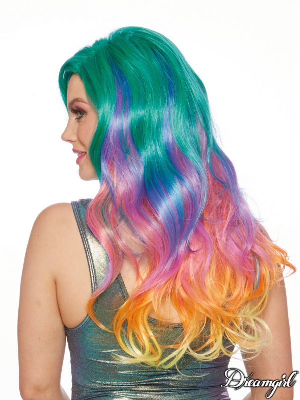 DW11885 - Jewel Tone Rainbow Wig