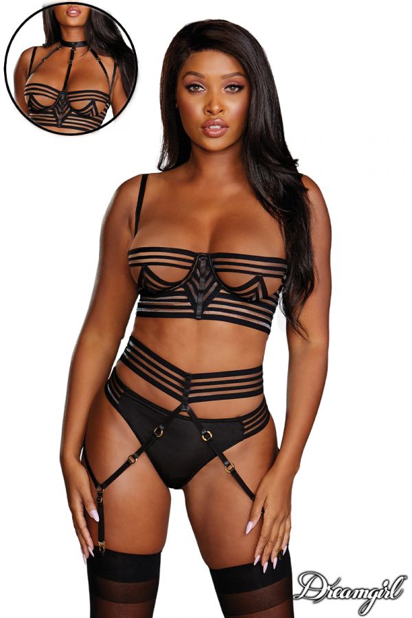 DG12160 - Striped 4PC Set