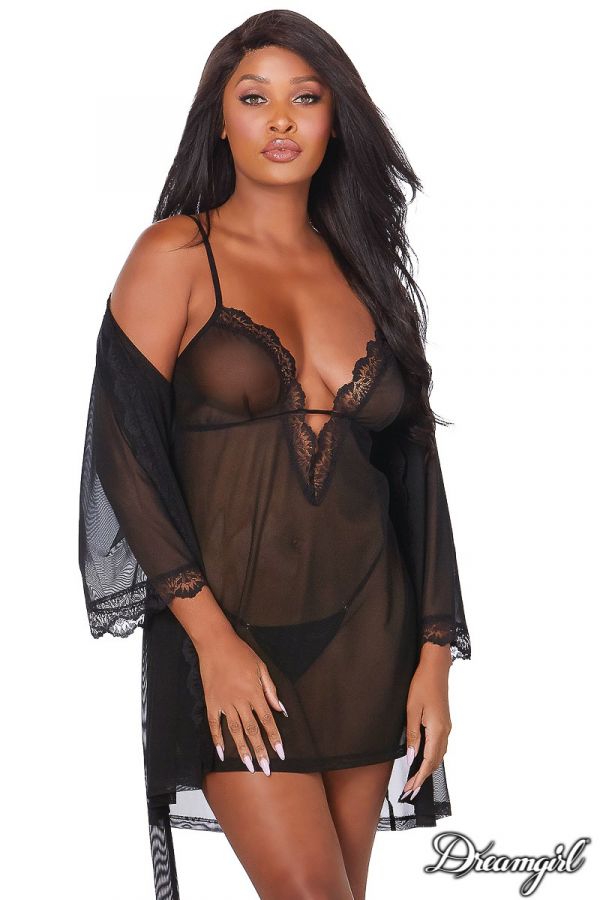 DG12239 - Sheer Robe set