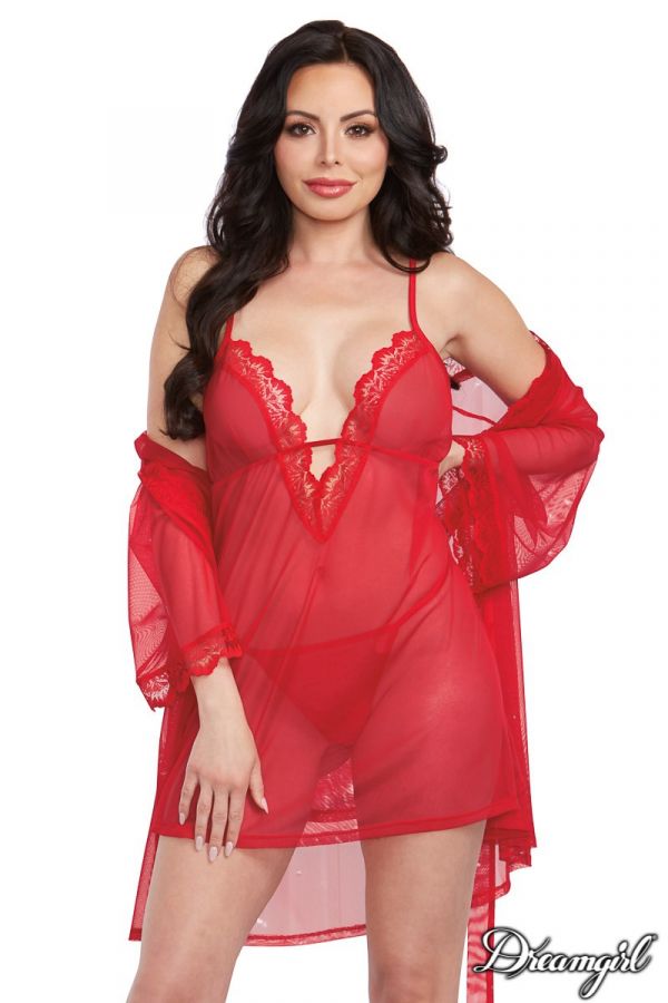 DG12239 - Sheer Robe set