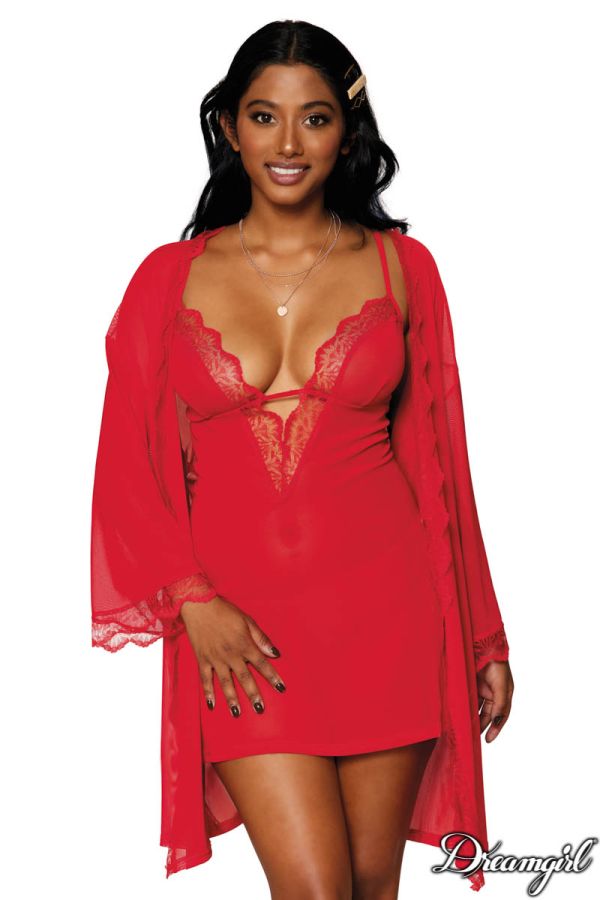 DG12239 - Sheer Robe set