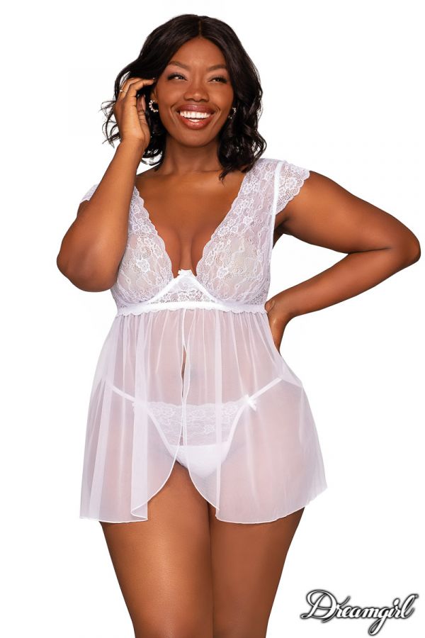 DG12436 - Strappy Flyaway Babydoll